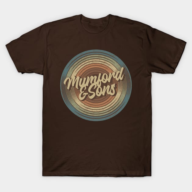 Mumford & Sons Vintage Vinyl T-Shirt by musiconspiracy